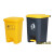 定制适用废料化学品分类垃圾箱脚踏垃圾桶锐器加厚型塑料加厚大桶针筒 50L加厚脚踏桶-灰色 无