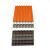 维诺亚竹木纤维实心小格栅板长城板生态木护墙板背景墙墙裙凹凸形装饰板 米咖 150*08*3000