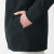 无印良品 MUJI 男女通用 紧密编织毛圈 拉链连帽衫 休闲外套 无性别 卫衣 黑色 S-M(165/88A)