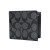 蔻驰（COACH）【品牌直供】520礼物男士短款折叠钱包黑灰色F74993CQBK