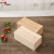 鸣朗 长方形抽拉盖实木木盒子 定制木盒定做 收纳盒 礼品盒小号木盒 原木色11*7.5*4CM（现货）