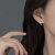 森汽925银花朵耳环女甜美气质小众设计轻奢高级感耳钉耳饰时尚饰品 E3260花朵耳环一对【925银】