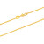 菜百首饰 黄金项链 硬足金系列时尚简约素链锁骨链计价 约2.35克约45厘米
