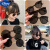 迪士尼防紫外线儿童墨镜黑色男童女童新款眼镜宝宝男孩女孩太阳镜眼镜 1#黑框太阳镜 60-150