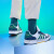 adidas ENTRAP休闲运动板鞋少年感复古篮球鞋男子阿迪达斯官方 白色/绿色/蓝色 42
