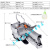 气动热熔打包机手动打捆塑料带手持式小型手提塑钢带拉紧器免扣木 A19分带系列