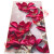 3D印花平绒地垫花卉图案客厅茶几卧室床前地毯飘窗门厅定制可裁剪 鲜花02 60X160厘米