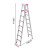 京度 人字梯3.0米多功能登高梯加厚可折叠梯子仓库登高爬梯工程梯