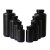 黑色塑料瓶125/250/500/1000ml大口窄口HDPE密封液体罐样品储存瓶 小口 250ml