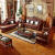 法亚森广东佛山家具沙发品牌沙发组合高端大气实木客厅复古头层皮沙发 咖啡色 高端油蜡皮 0cm 单人