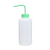 垒固 广口塑料洗瓶大口塑料清洗瓶实验室洗气瓶 500ml（绿盖）