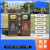 户外垃圾桶不锈钢分类果皮箱景区公园街道室外分类双桶垃圾箱 CX08