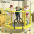 迪步（DIBU）蹦蹦床55英寸儿童家用蹦床室内运动健身弹跳床家庭宝宝玩具跳跳床