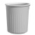 桶博士塑料家用厨房垃圾桶高颜值卧室厕所简约大号无盖压圈卫生间垃圾桶 中号白色【10L】