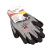 3M 舒适型防滑耐磨手套  防割型 L3  手套（WX300942421）1副 灰色 M码