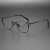 OSJK2024夏季新款男士大框时尚超轻纯钛变色近视气质复古眼镜架男潮流 黑色 单独镜框