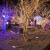 夏葵满天星led彩灯串闪灯窗帘户外防水新年元旦节日装饰缠树挂氛围灯 暖白 20米200灯