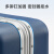 爱华仕行李箱铝框拉杆箱男万向轮登机箱20英寸女旅行箱商务密码箱 蓝色