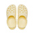 crocs卡骆驰经典云朵洞洞鞋女士休闲鞋沙滩鞋206750 奶油黄-76O(含智必星) 36/37(230mm)