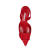 Manolo Blahnik 情人节礼物 女士 70毫米MAYSLI麂皮露跟高跟鞋 红色 35 IT