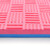 冰禹 BYyc-299 跆拳道地垫 商场eva泡沫拼接地垫 红蓝-五道纹2.5cm厚 1*1米