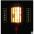 磊强 新年装饰红灯笼实木灯笼led旋转仿古pvc中式吊灯客厅阳台装饰挂件木质宫灯 圆形小号