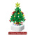 阿尤布儿童玩具实验盒子儿童魔法成长水晶圣诞树diy材料包神奇纸树浇水 绿色颗粒积木圣诞树