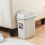 飞达三和摇盖式垃圾桶家用卫生间厕所客厅长方形夹缝窄形翻盖垃圾筒带盖 6L 白灰色