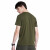 骆驼（CAMEL）男装 夏季男青年休闲印花T恤圆领微弹棉短袖上衣 军绿 XL
