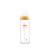 贝亲 Pigeon 仿母乳质感宽口径耐热婴儿玻璃奶瓶 黄色 240ml +L号硅胶奶嘴 套装 日本原装进口