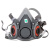 护力盾6200防尘毒面具主体 呼吸防护半面罩 1个