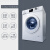 康佳（KONKA）8公斤 变频滚筒洗衣机 大屏显示（珍珠白）XQG80-BB12228W