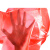 兰诗（LAUTEE）DA4072 红色加厚特大号手提式塑料袋方便袋 55*80cm（100个）/包