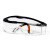 霍尼韦尔护目镜S200A黑色透明镜片男女防风沙防雾眼镜防护100110