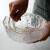 瓷秀源金边透明玻璃沙拉碗单个可爱水果盘大碗创意个性家用甜品日式餐具 中号沙拉碗（渐变蓝）