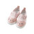 戴维贝拉（DAVE＆BELLA）新品女童板鞋 婴幼儿宝宝卡通休闲鞋公主鞋 灰粉色 155（鞋内长15.5cm）