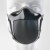海斯迪克	HKsq-230 电动防护口罩 防雾霾 主动送风可调 可充电 贴合肌肤不闷 四层过滤 全黑铝网带2片滤芯
