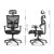 古雷诺斯 人体工学电脑椅子 家用电竞椅办公椅老板转椅 网布座椅 S138-01-全黑（C-093）