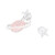 APM Monaco 星球耳环女气质 粉色不对称耳环耳坠  情人节礼物送女友 AE10559XORW
