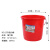 安大侠【22L无盖款】塑料手提水桶红色圆形储水桶大小水桶不带盖子耐摔