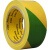 黄绿双色pvc警示胶带贴扁铁接地标识24cm厘米贴纸地面标线警戒线 宽150mm*33米/卷