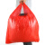 兰诗（LAUTEE）DA4072 红色加厚特大号手提式塑料袋方便袋 55*80cm（100个）/包