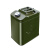 炅石油桶30L便携式汽车备用油桶 食用油桶储存水油罐 双重加厚铝盖方形QYT-DJHLGLS30