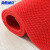 海斯迪克 HKZX-10 PVC镂空防滑垫 S形塑料地毯浴室地垫 红色0.9*15m厚3.5mm