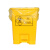 庄太太 【手提70*80cm/100只】医疗垃圾袋加厚黄色医院废物塑料袋一次性手提式