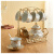 橙沐东 咖啡杯套装套具整套欧式陶瓷杯碟茶具茶杯家用马克杯水杯子 如意-1壶6杯碟6勺+架子 230ml