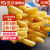 雪川食品薯条半成品冷冻空气炸锅零食预制菜方便速食500g/袋 薯味粗薯-原味