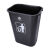 垃圾桶大号长方形无盖餐厅厨房塑料大容量商用垃圾分类垃圾桶 100L港式免手动