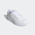 adidas BREAKNET休闲网球文化板鞋小白鞋女子阿迪达斯官方轻运动 白色/银金属 39