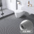 柯瑞柯林（CreClean）PVC镂空防滑垫 门口入户S形塑料地毯浴室卫生间地垫 宽2m*长1m*5mm加厚加密款 灰色 SGR5.0M